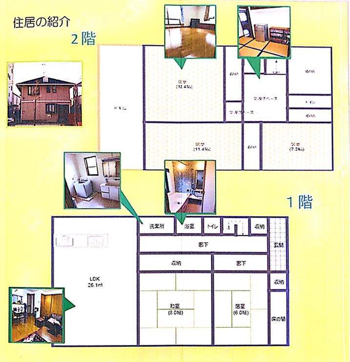 ホームの間取り図